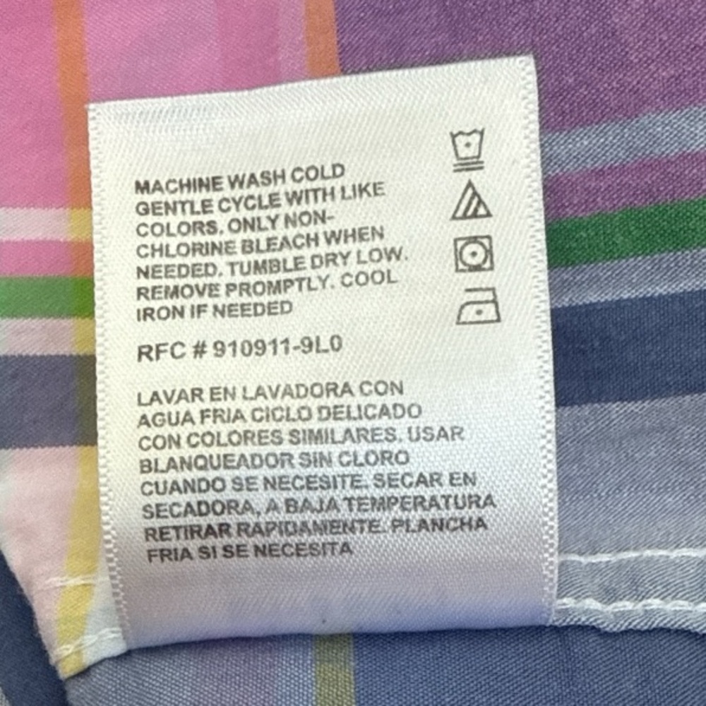 Wrangler Boys Plaid Short Sleeve Button Down Shirt Size S 6/7 - Picture 8 of 12